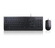 Lenovo 4X30L79883 toetsenbord Inclusief muis USB QWERTY Amerikaans Engels Zwart