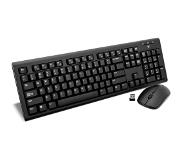 V7 CKW200 Toetsenbord en Muis, QWERTY, RF Draadloos, Zwart