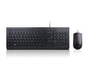 Lenovo 4X30L79894 toetsenbord USB Frans Inclusief muis Zwart