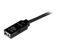 StarTech.com USB 2.0, 35 m, M/F USB-kabel USB A Zwart