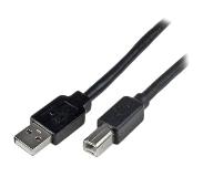 StarTech.com USB2HAB65AC USB-kabel 20 m USB 2.0 USB A USB B Zwart