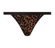LOVE Stories Wild Rose slip met luipaard print en kant