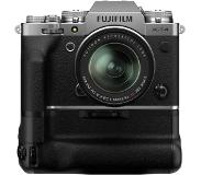 Fujifilm X-T4 zilver + XF 18-55mm + VG-XT4