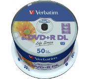 Verbatim 97693 blank DVD 8,5 GB DVD+R DL 50 stuk(s)