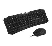 Atlantis Land P013-K207MK-U toetsenbord USB QWERTY Italiaans Zwart