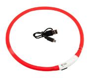 Flamingo Slang halsband licht - Rood