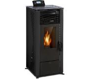 Klarstein Energiewende pelletkachel 5/10 kW 5 standen timer afstandsbediening zwart