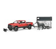 BRUDER Dodge pick-up met paardenaanhanger RAM 2500 1:16 02501