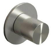 Hotbath Archie afbouwdeel High Flow stopkraan, RVS 316