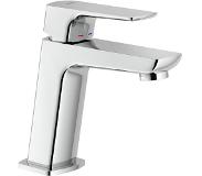 Royal plaza Timothy wastafelkraan met klikwaste chroom 97859