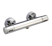 Xenz Duero douchekraan 29cm thermostaat chroom Hoogglans