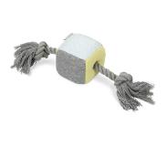 Beeztees Puppy Kubi Kubus+Touw - Hondenspeelgoed - 35x8x8 cm