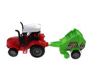 Gearbox Tractor Met Hooikar 30 Cm Groen/rood