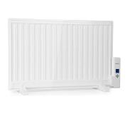OneConcept Wallander olieradiator 800W thermostaat oliekachel ultraplat wit