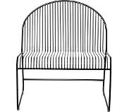 Bloomingville Friend loungestoel zwart metaal