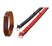 Flamingo Karlie Riem - Rondo Halsband - onderlijn Rood 22mmx57