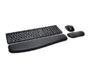 Kensington Pro Fit RF Draadloze Desktopset - Morsbestendige Toetsenbord en Muis - AZERTY Layout - Zwart