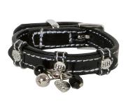 Happy-House Halsband Fashion - Medium - 39-45 cm - Zwart