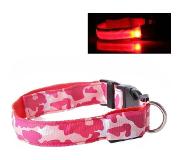 ABC-led LED Halsband Camo ROOD- M
