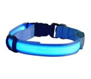 ABC-led Reflecterende Halsband - Blauw - M - 40 cm