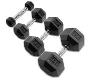 Body-solid Hexagon Rubber Dumbbell - per Paar