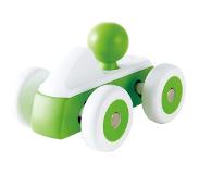 Hape Houten speelgoedauto groen
