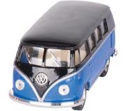 Goki Volkswagen Classic Bus Blauw / Zwart (1962) 13 Cm