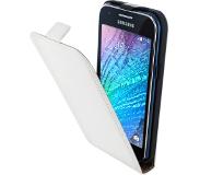 Smartphonehoesjes.nl Mobiparts - premium flipcase - Samsung Galaxy J1 - White