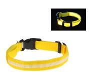 ABC-led LED Halsband GEEL - M