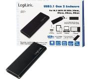 Logilink UA0314 behuizing voor opslagstations M.2 SDD-behuizing Zwart
