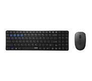 Rapoo 9300M toetsenbord RF-draadloos + Bluetooth QWERTZ Duits Zwart