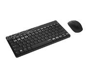 Rapoo 8000M toetsenbord Bluetooth QWERTZ Duits Zwart