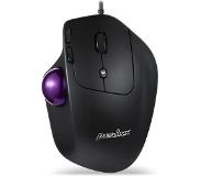 Perixx PERIMICE-520, kabelgebundene ergonomische Trackball Maus, anpassbarer Winkel, 2 DPI Level, schwarz