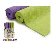 Pincello Yoga mat Assortiment 'Het Gemak' - groen - antislip - antibacterieel - wasbaar- 173 x 61 cm