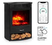 Klarstein Bormio S Smart elektrische haard 950/ 1900 W thermostaat weektimer