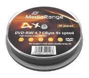 MediaRange DVD-RW 4x 10pk Spindle