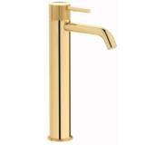 Plieger Roma wastafelkraan verhoogd met waste 27.2cm goud ID202R GOLD