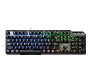 MSI Vigor GK50 Elite Box White toetsenbord USB QWERTY Italiaans Zwart, Metallic