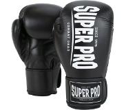 Super Pro Combat Gear Champ (kick)bokshandschoenen Zwart/Wit 10oz