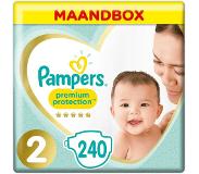Pampers Premium Protection maandbox maat 2 (4-8 kg) 240 luiers