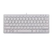 R-Go Tools R-Go Compact Toetsenbord QWERTY(US) Wit Bedraad