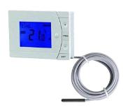 Optima AF 8A opbouw thermostaat programmeerbaar met backlite, inclusief externe vloer - ruimtesensor