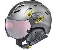 CP 30 Skihelm Vizier Meekleurend Los - Cat. 1-2 (☁/❄/☀) - DL Vario Lens Gold Mirror