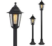 QAZQA New Haven - Vloerlamp - 1 lichts - H 1250 mm - zwart