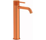 Plieger Roma wastafelkraan verhoogd met waste 27.2cm geborsteld koper ID202R BRUSHED COPPER