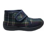 Naturino velcro Schotse ruitjes pantoffel 7771 groen mt 25