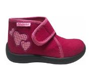 Naturino velcro 3 hartjes vilten pantoffel 7910 fuxia mt 27