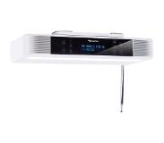 Auna KR-140 bluetooth keukenradio hands free functie ledverlichting wit