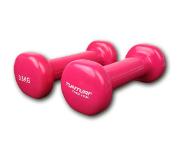 Tunturi Vinyl Dumbbells 2x 5 kg Black