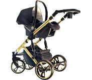 Baby Merc Faster 3 Black/Gold Limited Edition Kinderwagen incl. Autostoel L143